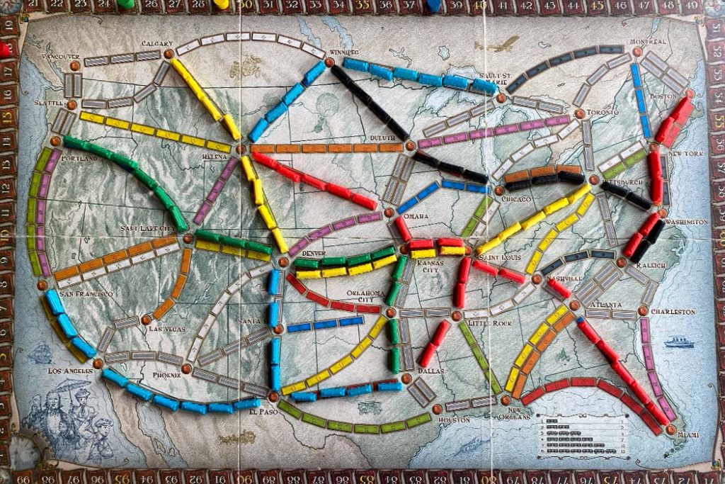 Ticket to Ride board